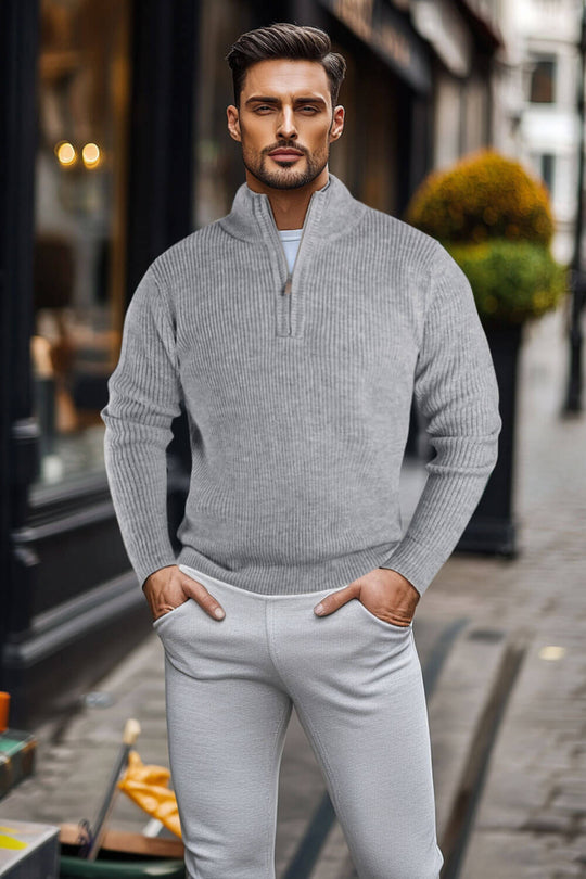 Men's Casual Sweater - Zipper