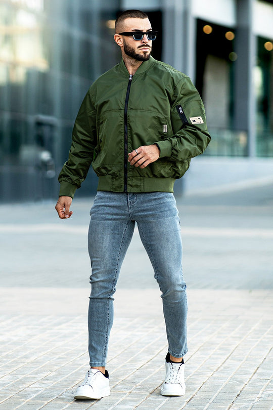 Men's Bomber Jacket - Green