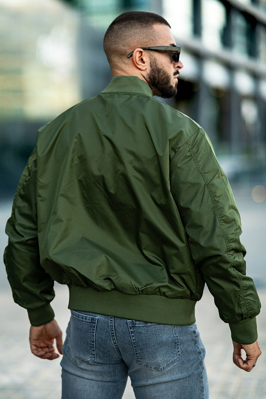 Men's Bomber Jacket - Green