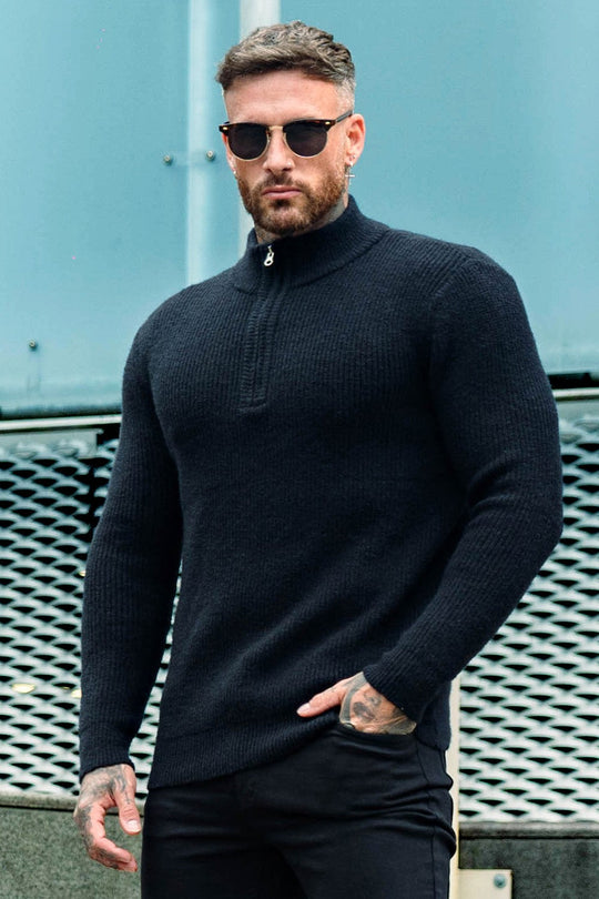 Men's Casual Sweater - Zipper