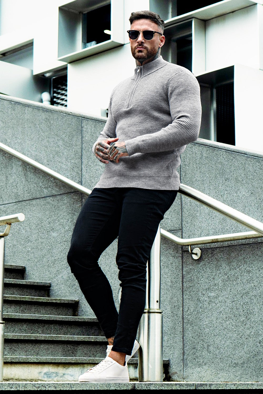 Men's Casual Sweater - Zipper