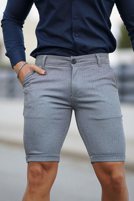 Summer Twill Chino Shorts - Ocean Gray