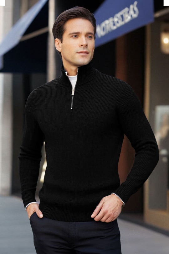 Men's Casual Sweater - Zipper