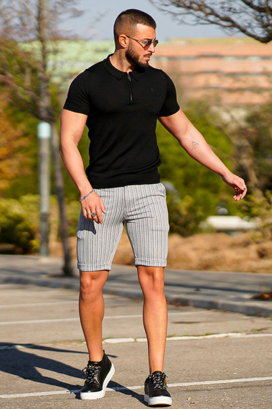 Classy Chino Shorts - Sophisticated Gray