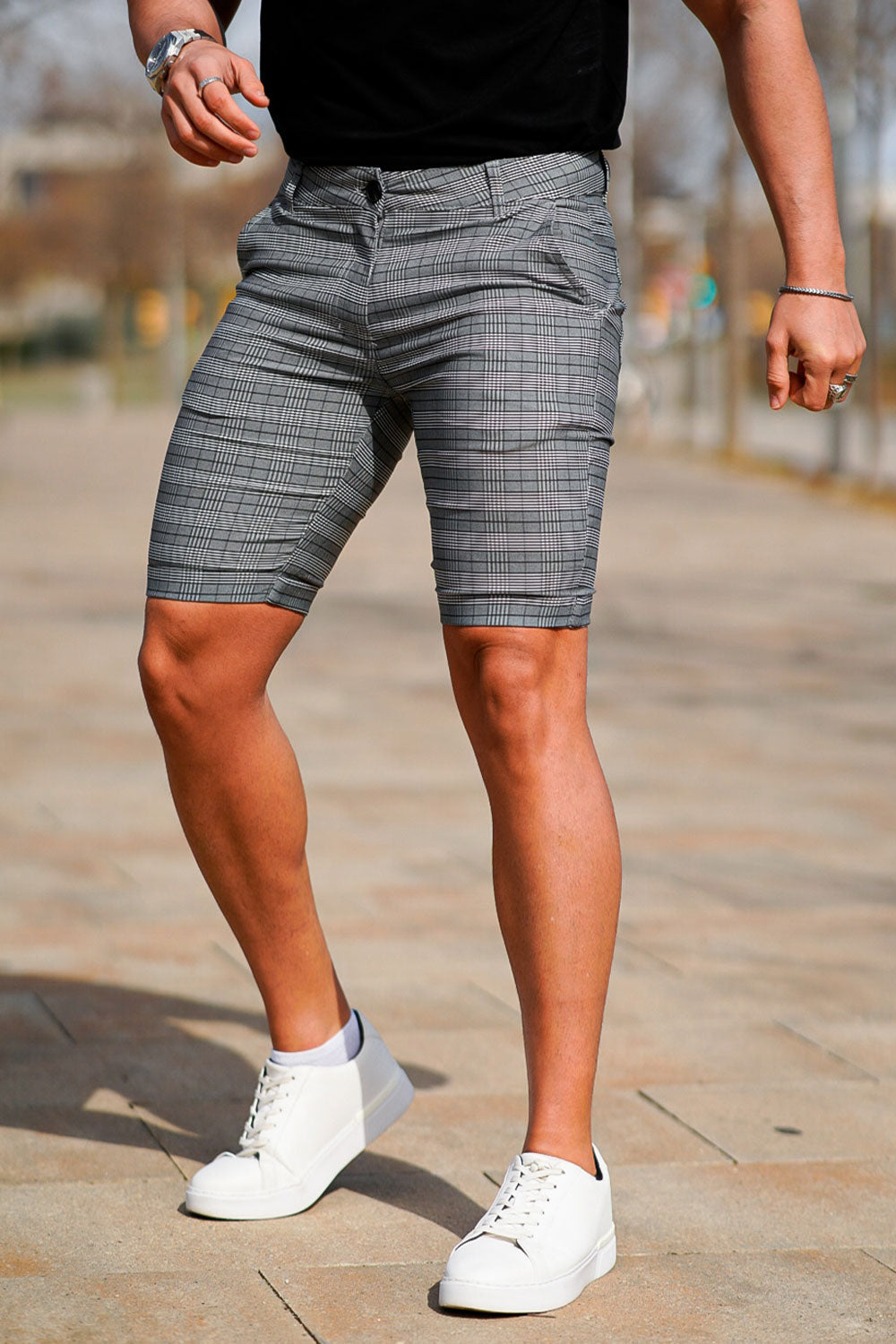 Cool Breeze Twill Chino Shorts - Dove Gray