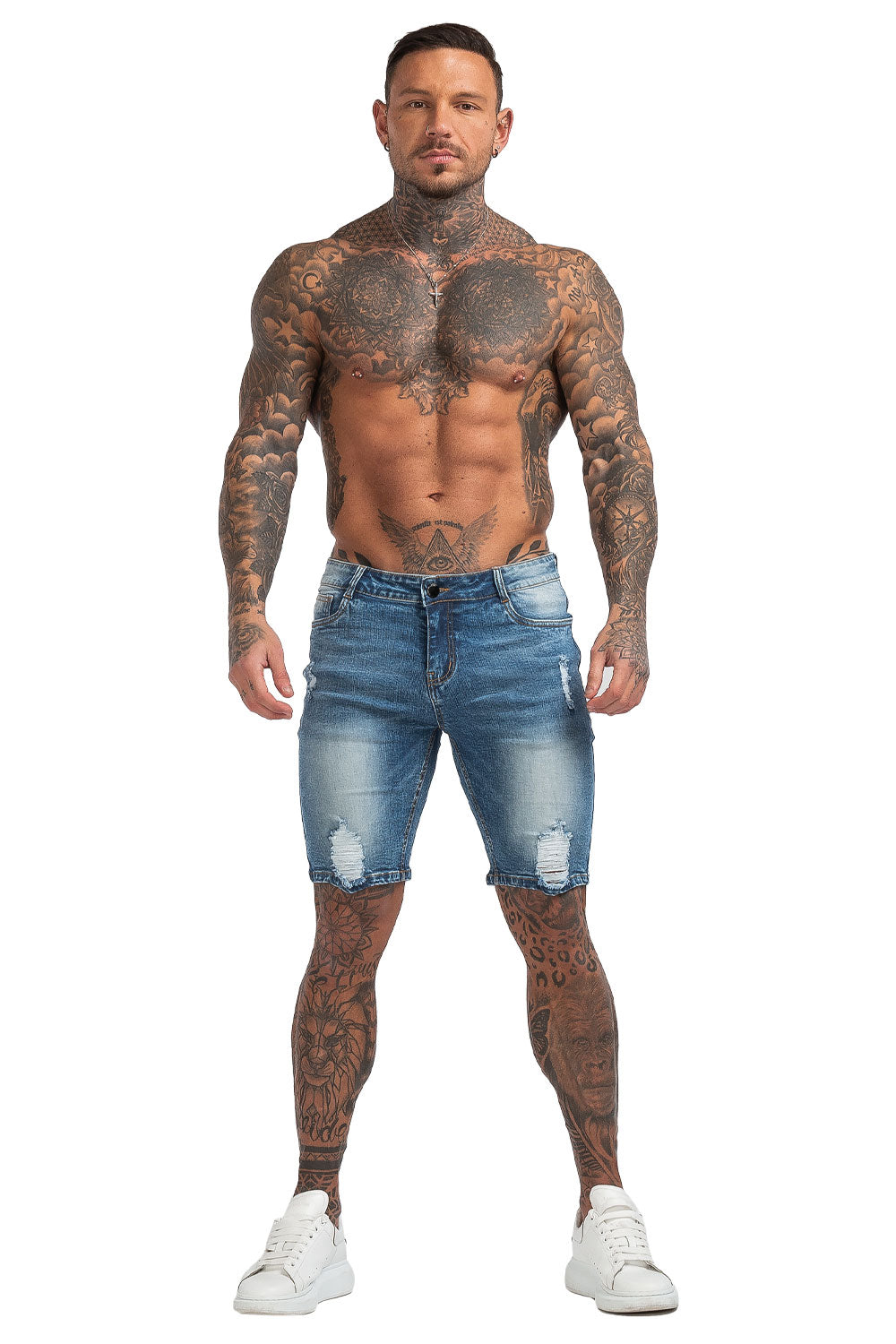 Precision Fit Jeans Shorts - Slim Tapered