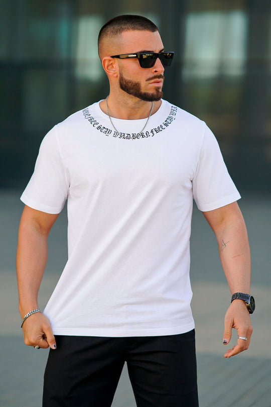 Athletic Performance: Men's White Moisture-Wicking Short Sleeve Tee