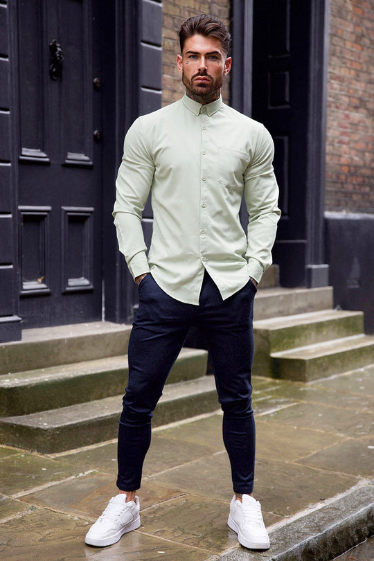 Light Green Dress Shirt For All Occasion