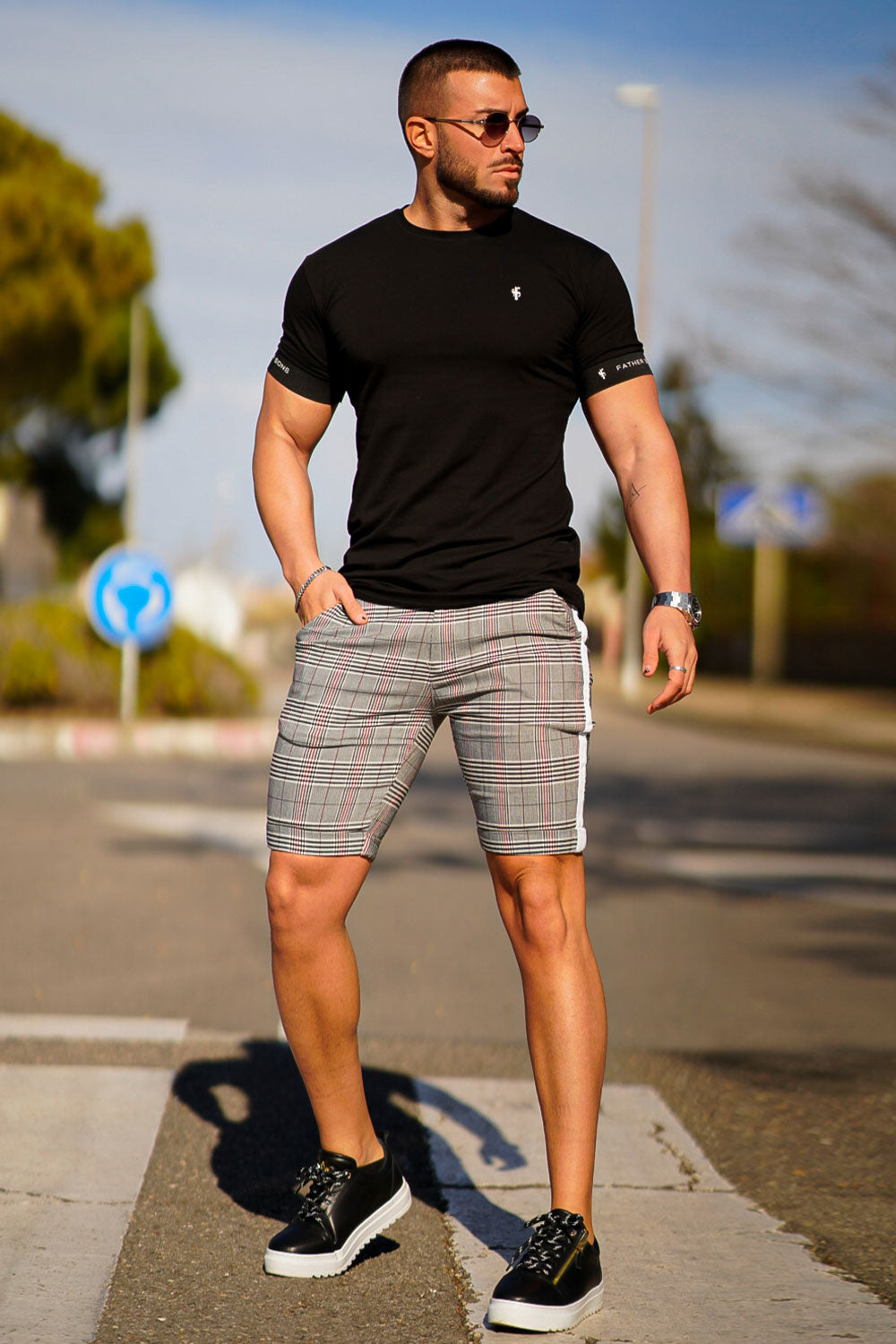 Suit Men's Shorts - Versatile Charcoal