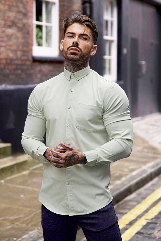 Light Green Dress Shirt For All Occasion