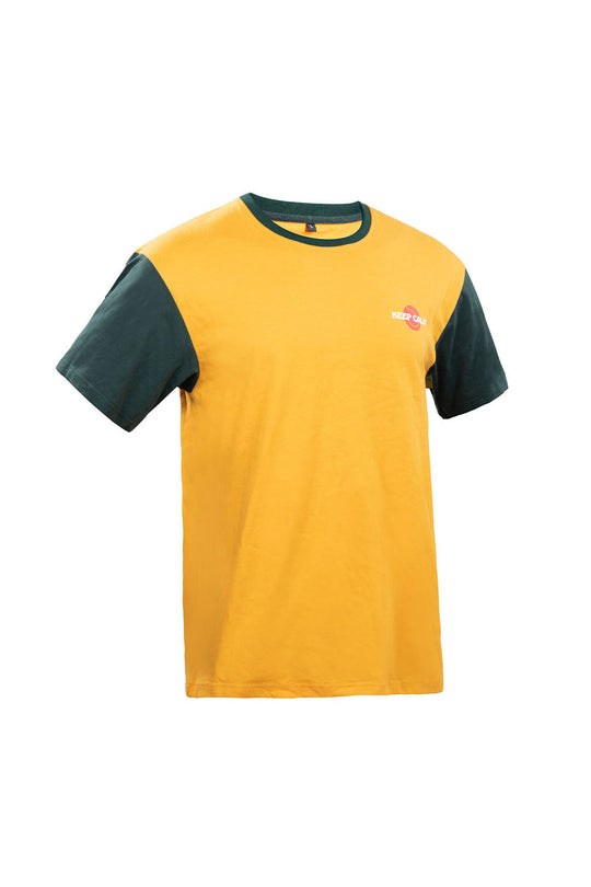 Men's Crew Neck T-shirt - Yellow