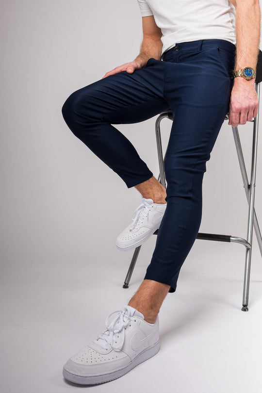 Cosmopolitan Chinos - Navy blue