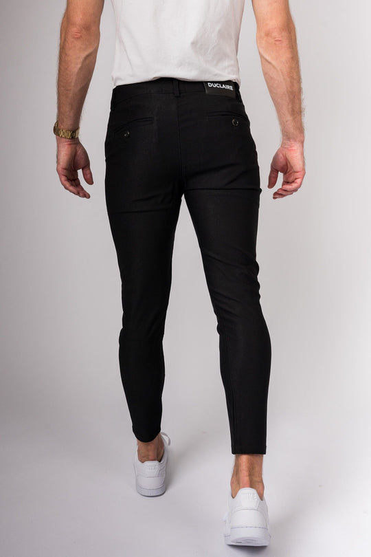 Cosmopolitan Chinos - Black