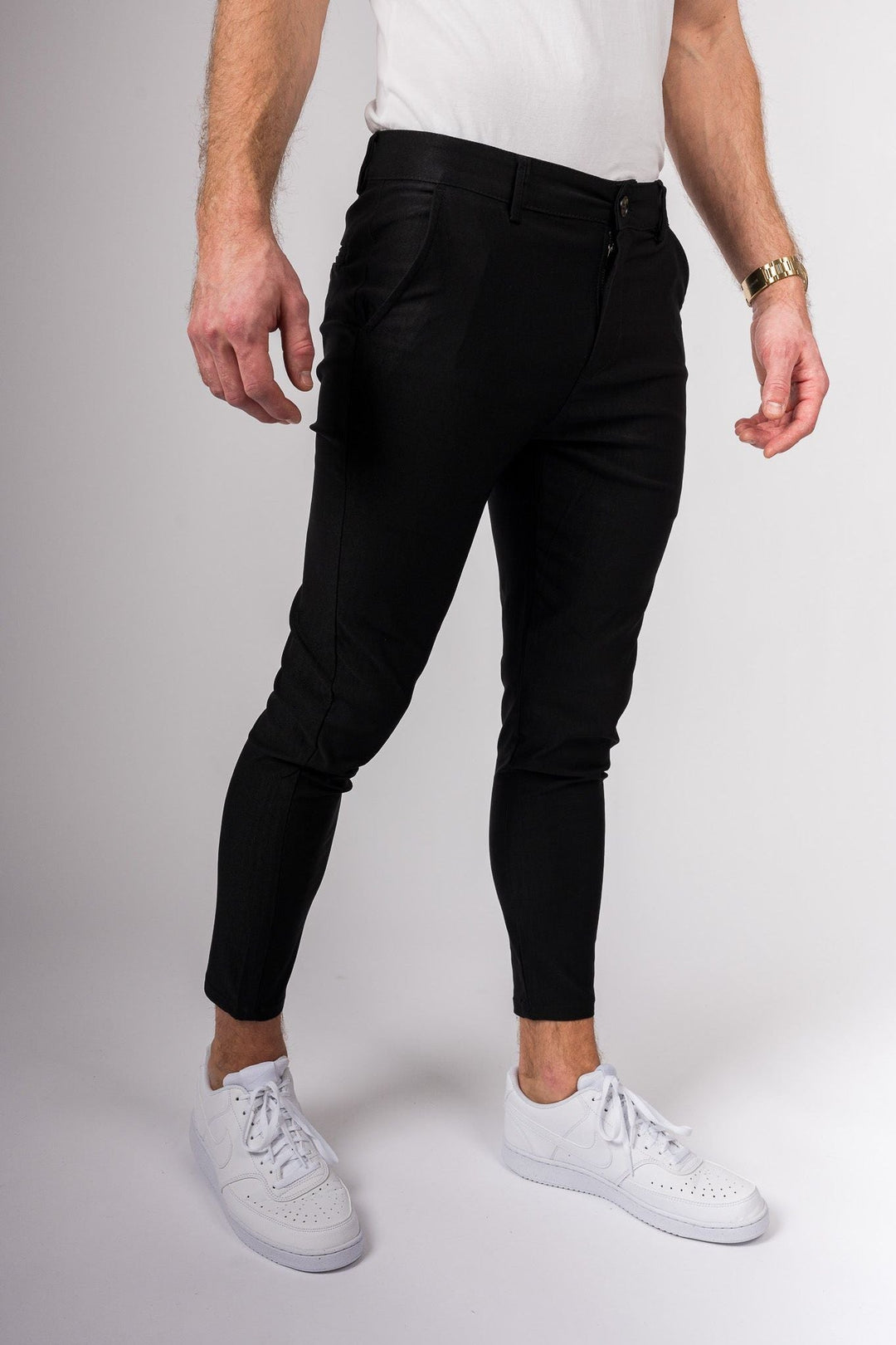 Cosmopolitan Chinos - Black