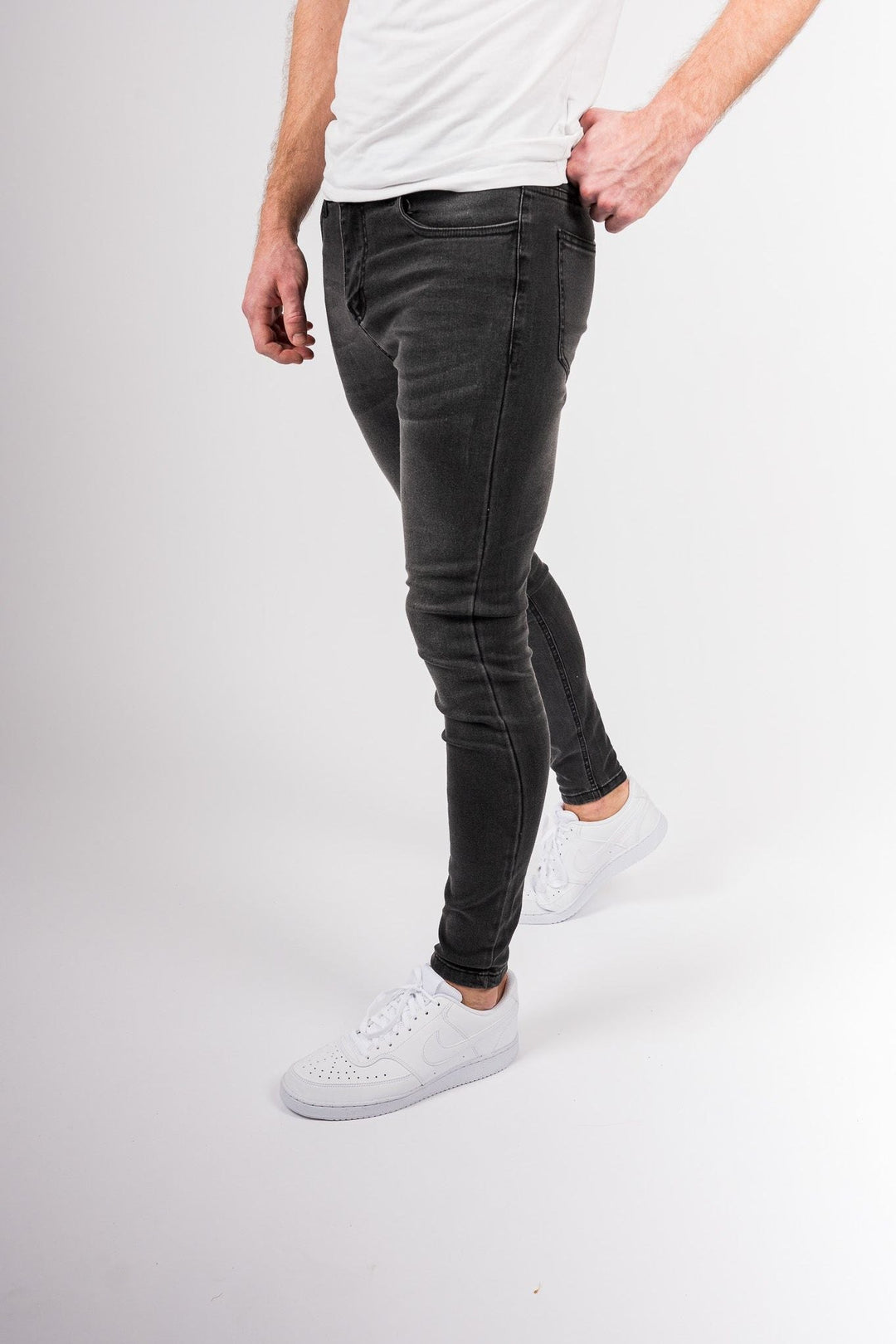 Urban Slim Jeans - Grafitgrå