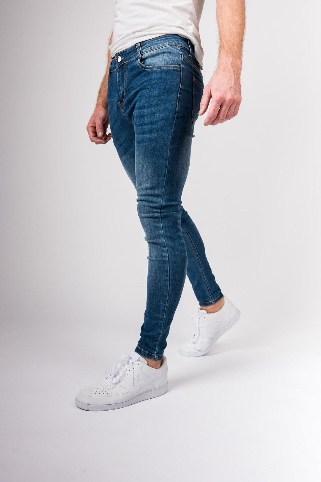 Urban Slim Jeans - Mörkblå