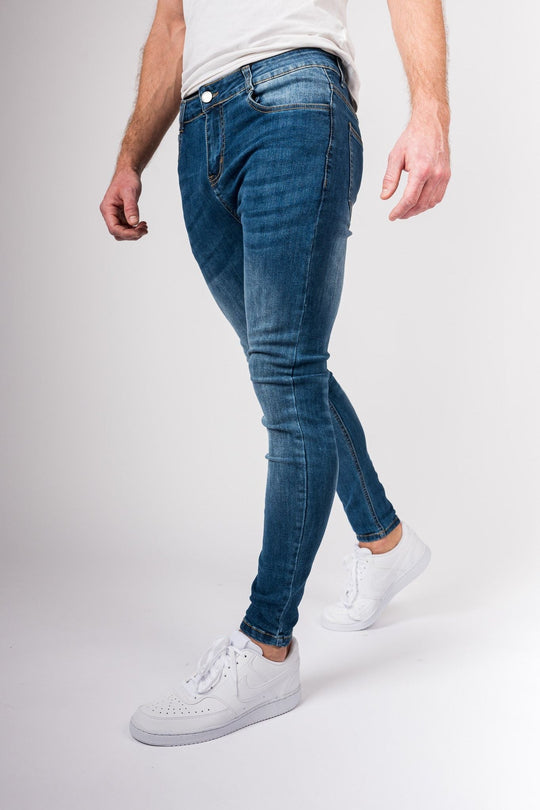 Urban Slim Jeans - Mörkblå