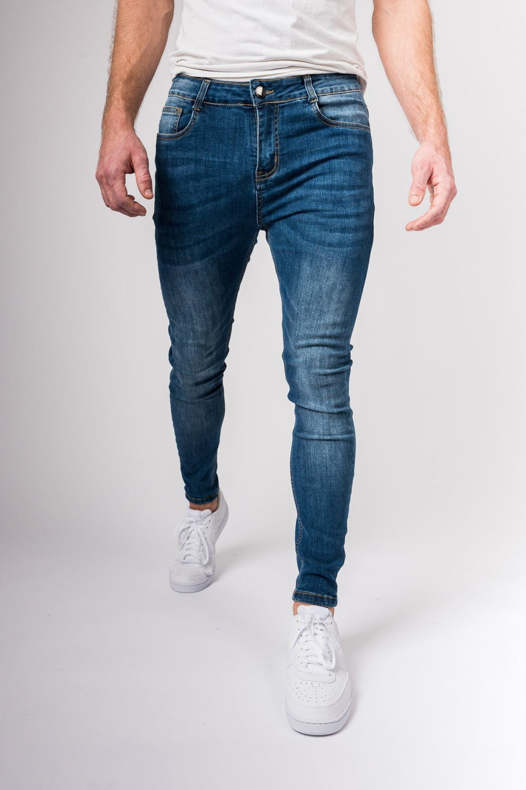 Urban Slim Jeans - Mörkblå