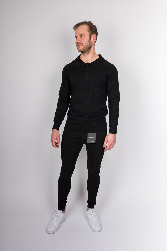 Urban Slim Jeans - Svart