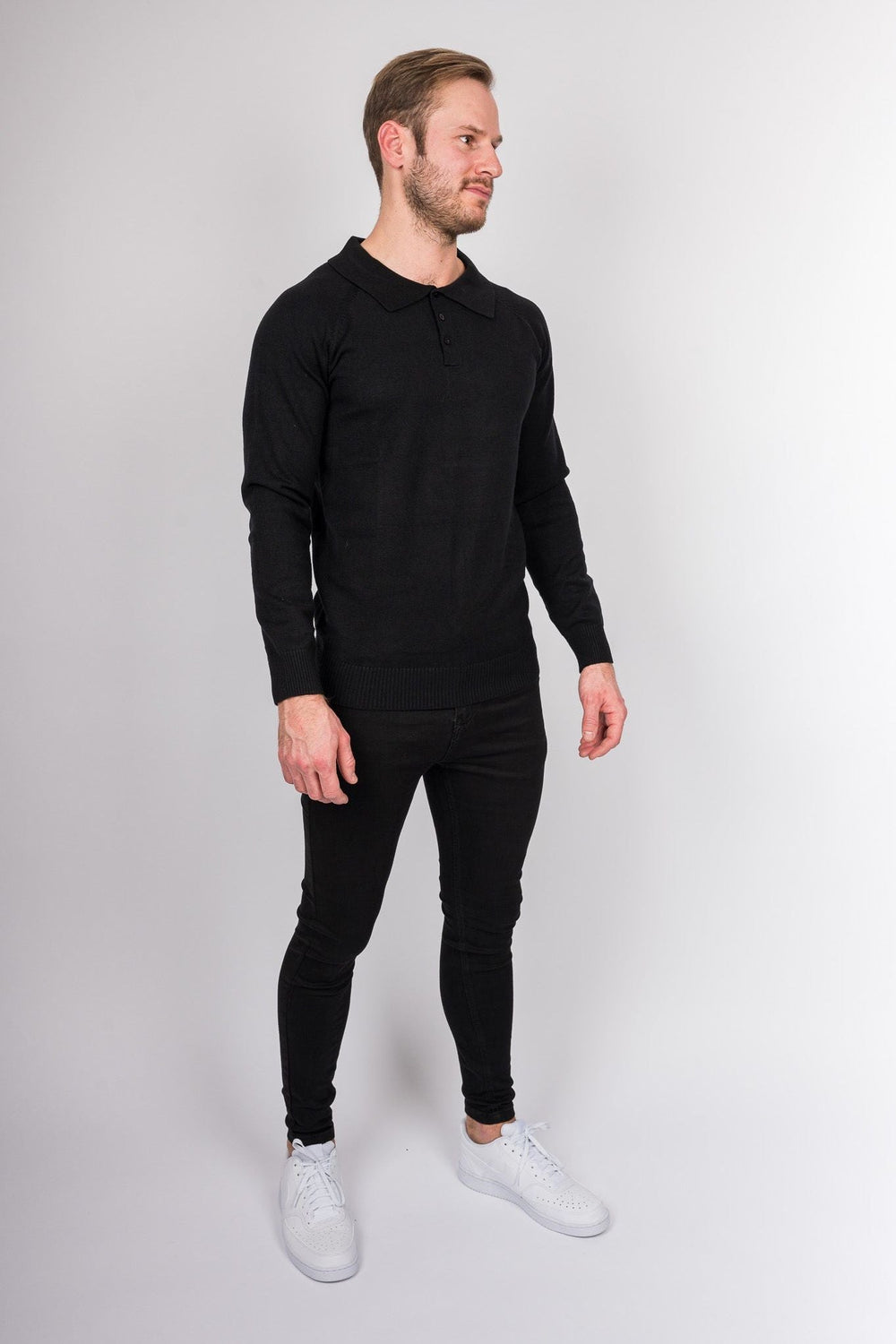 Urban Slim Jeans - Svart