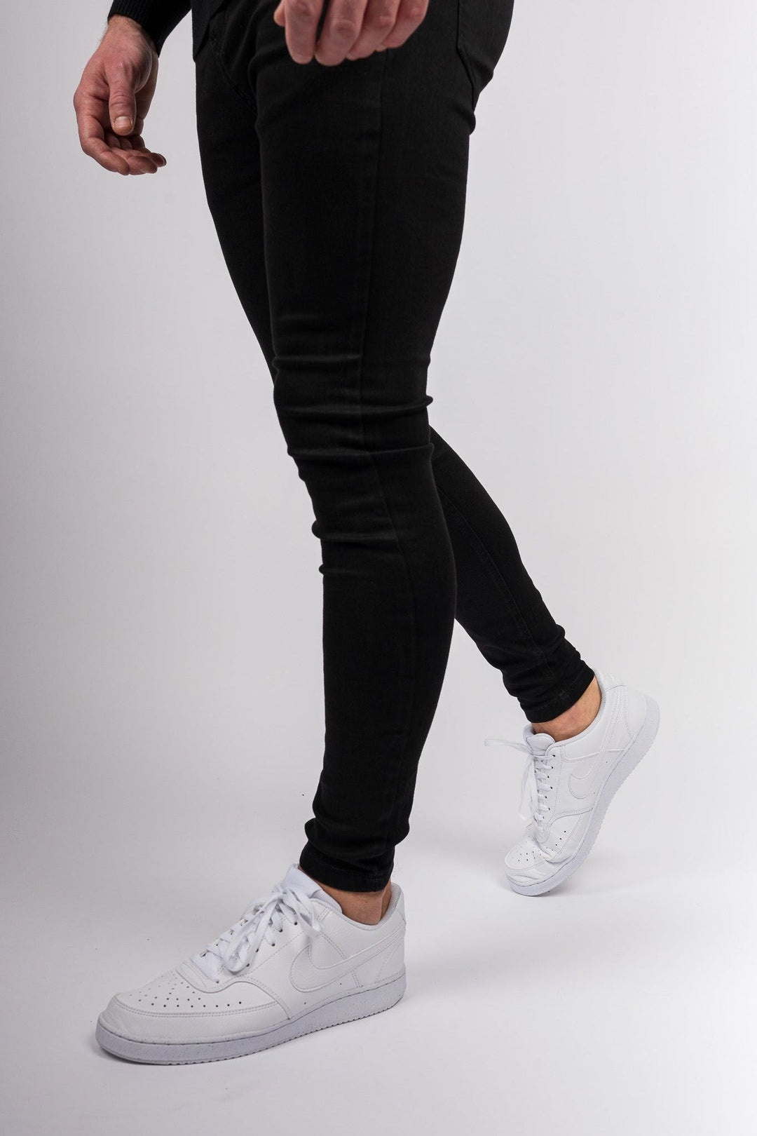 Urban Slim Jeans - Svart