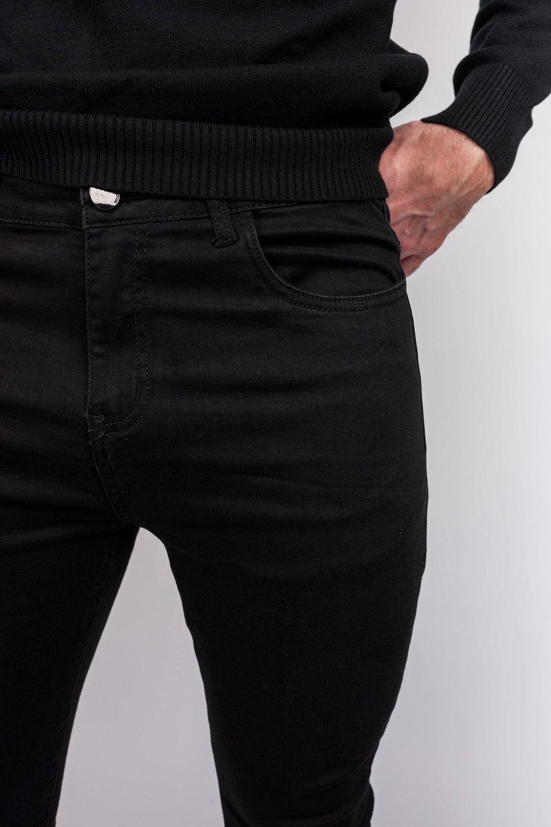 Urban Slim Jeans - Svart