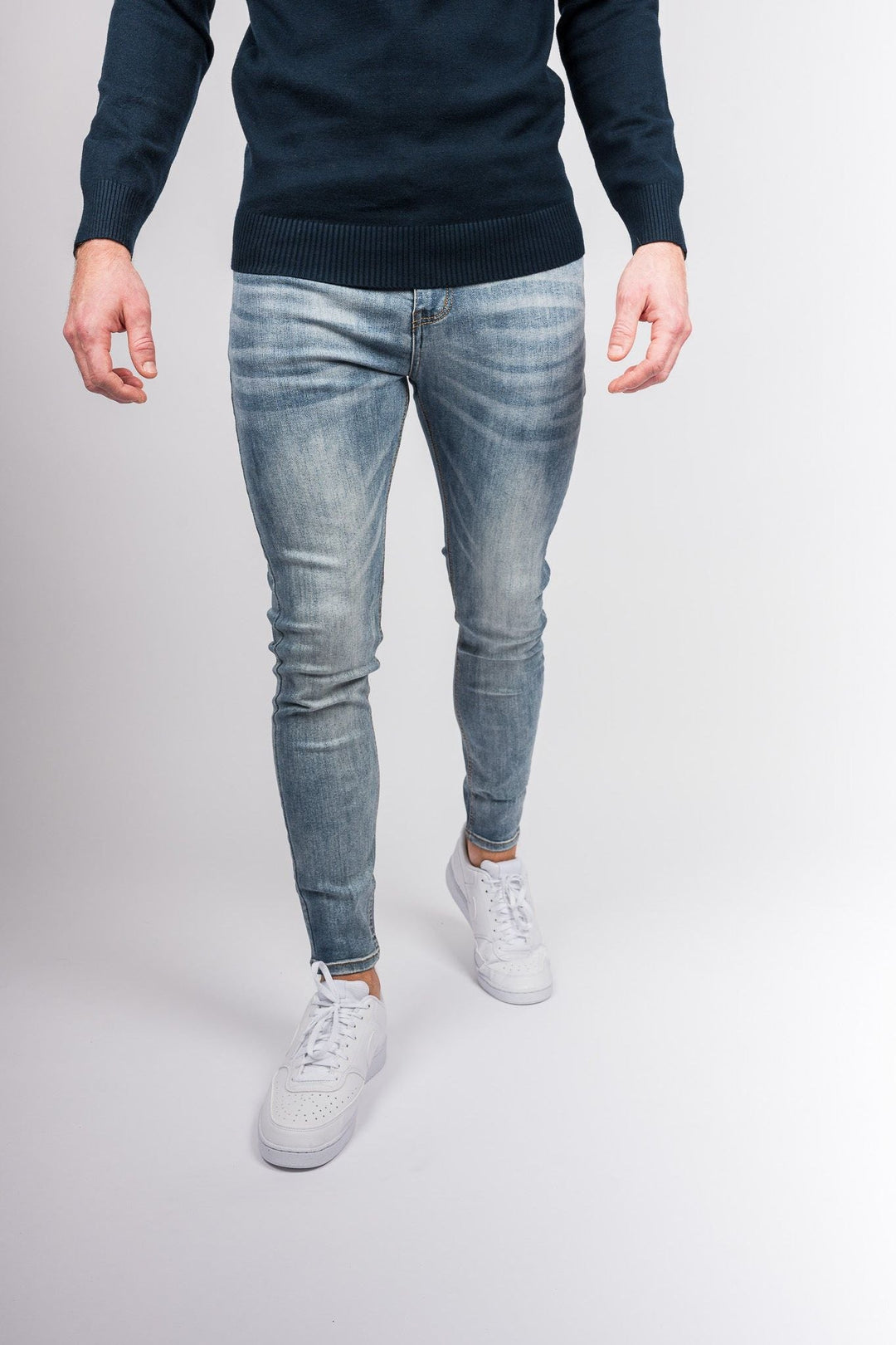 Urban Slim Jeans - Ljusblå