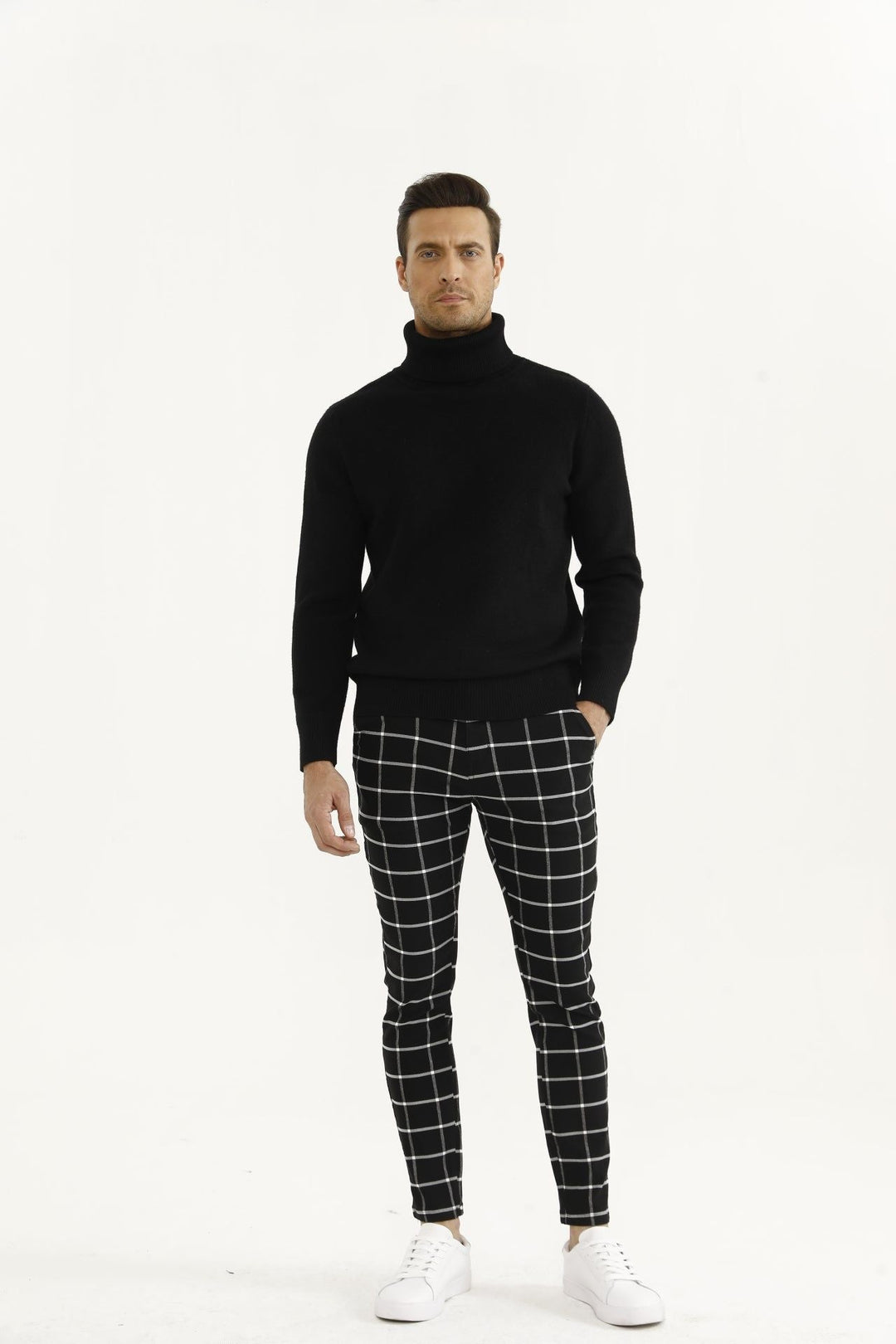 Giorgio's Turtleneck Sweater - Black