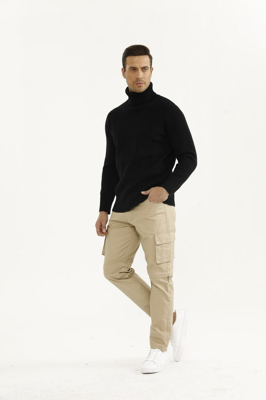 Giorgio's Turtleneck Sweater - Black