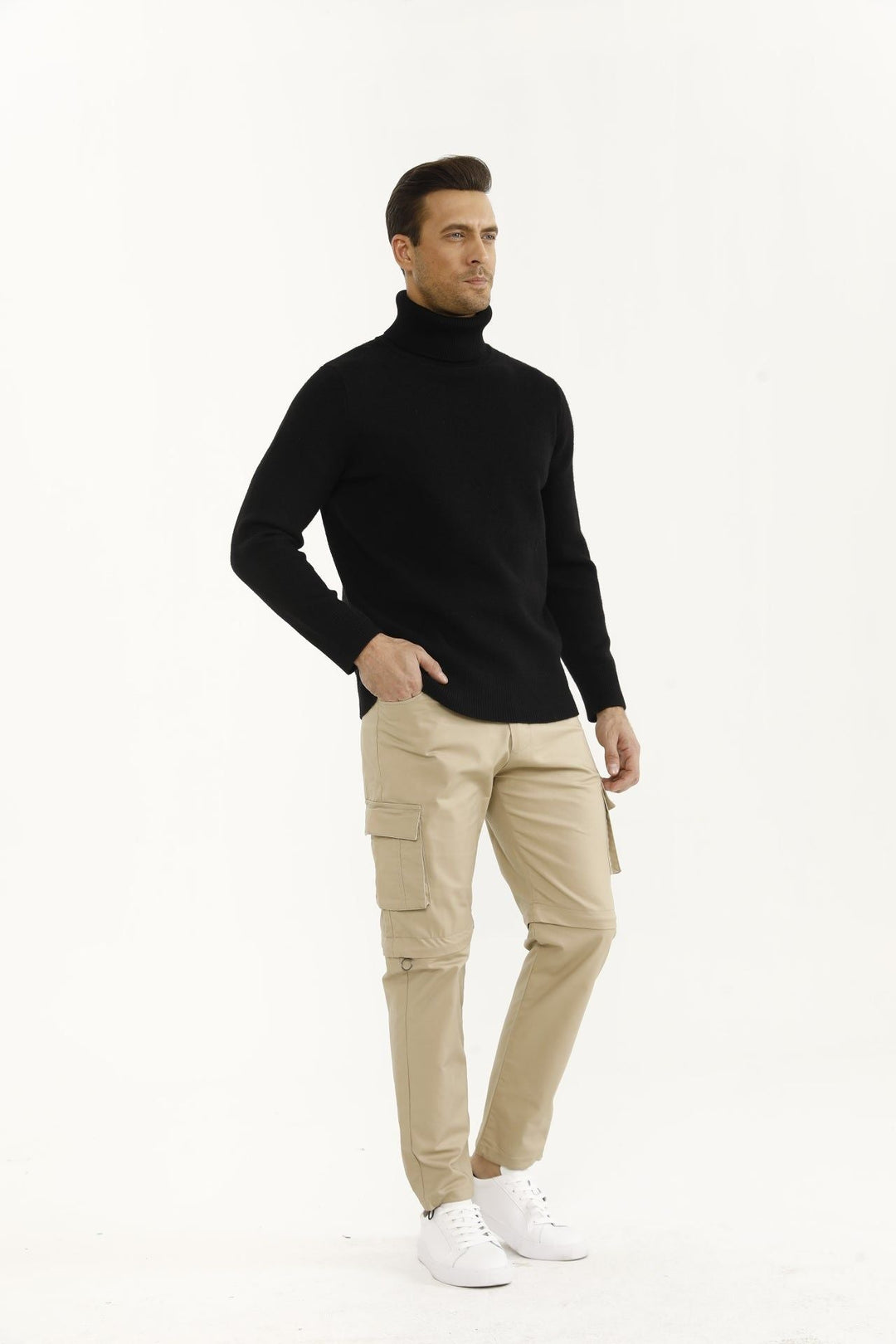 Giorgio's Turtleneck Sweater - Black