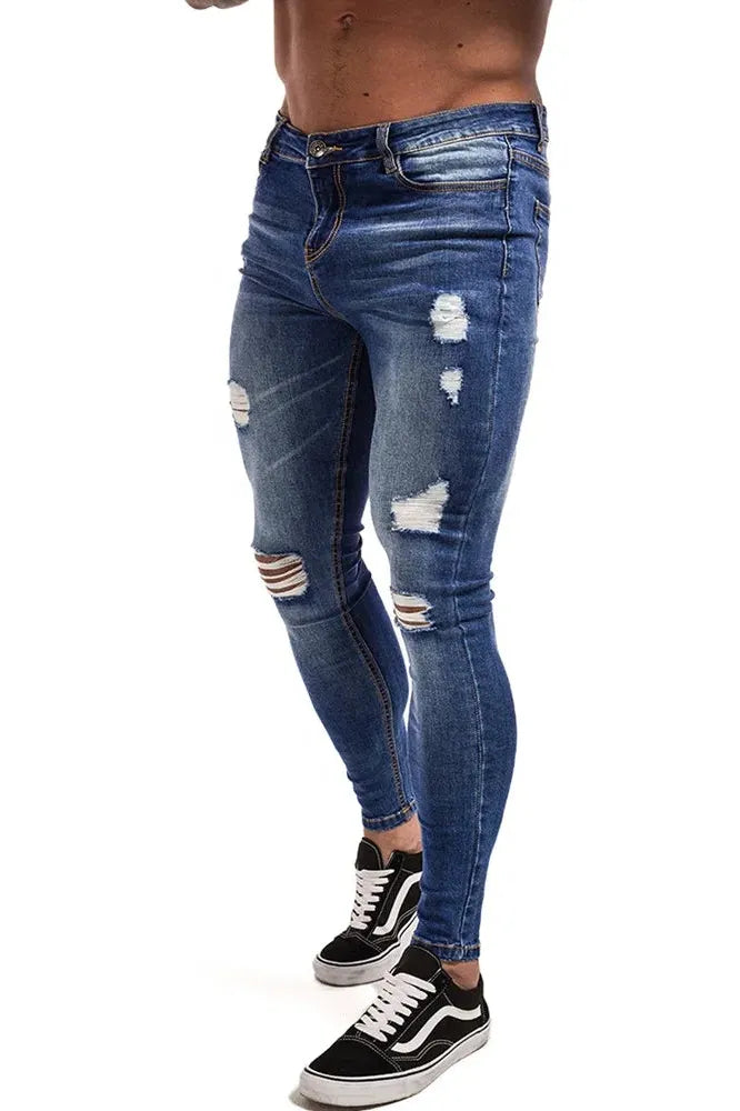 Indigo Intrigue Ripped Jeans - Navy blue