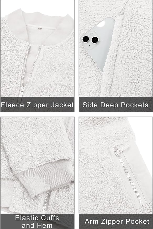 Alpine Luxe Fleece - White