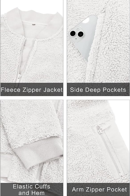 Alpine Luxe Fleece - White