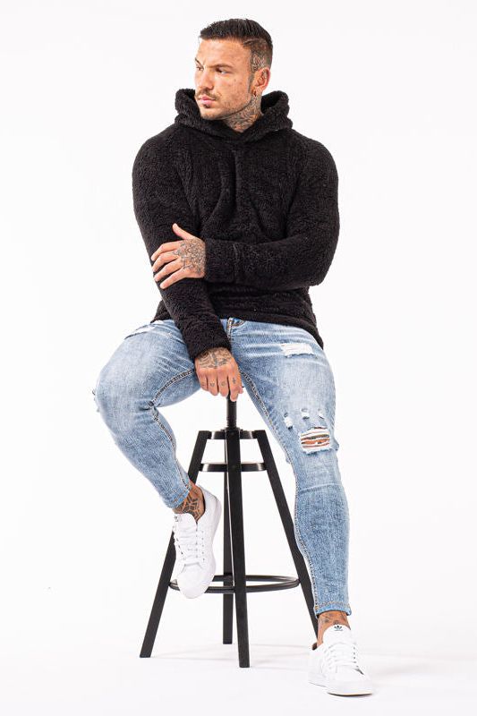 Urban Frost Sherpa Hoodie - Svart