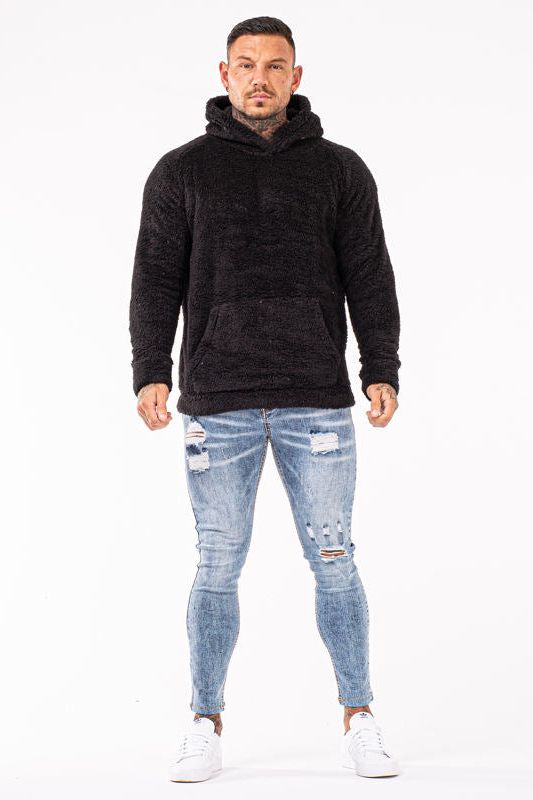 Urban Frost Sherpa Hoodie - Svart