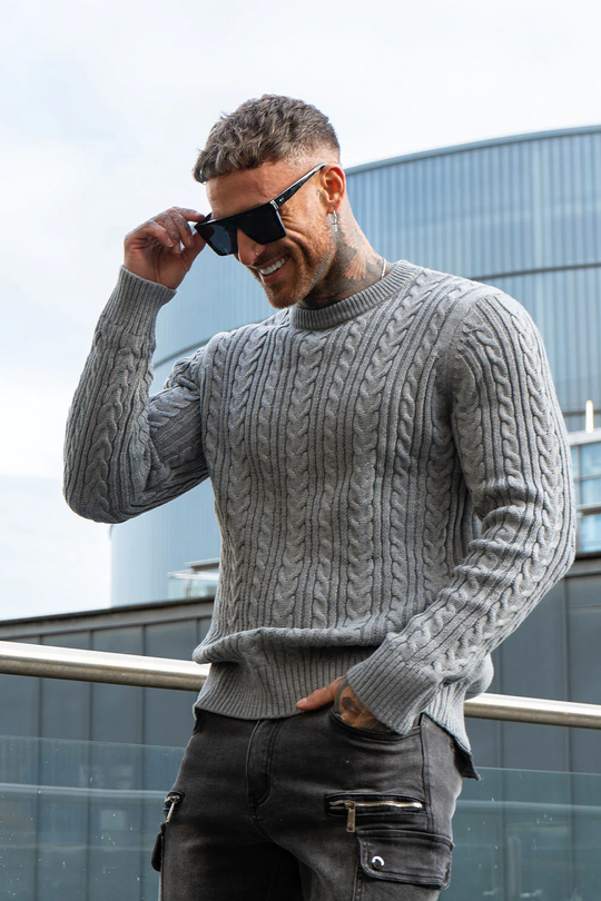 Aspen Luxe Sweater - Gray