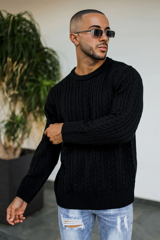 Aspen Luxe Sweater - Black